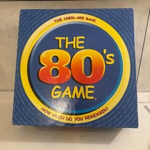 The 80's Fun Board Game for Events or gatherings. Game is complete!